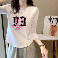 Women's T-shirt Number 93/Women's Top Number Spandex Material Cool/Viral Number Shirt