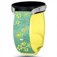 YIOOY 20mm Dual-Color Leopard Print Soft Silicone Sports Watch Band Compatible With Samsung Galaxy W