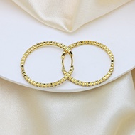Exaggerated Temperament Diamond Hoop Big Earrings Full Diamond Big Hoop Earrings Fashionable All-Mat