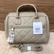 Nekokissbag Anello Quilting PU leather boston 2 way shoulder bag ของแท้100% กระเป๋าสะพายข้าง กระเป๋า