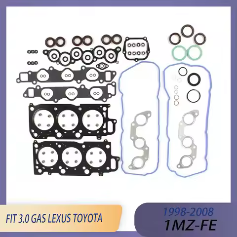 Engine Parts Full Cylinder Head Gasket Set Fit 3.0 L 1MZ-FE GAS 96-08 For LEXUS ES RX300 TOYOTA ALPH