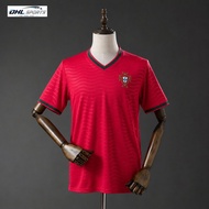 (Elastic fabric) Portugal Red Home 2025/2026 soccer jersey, soccer shirt with DHL SPORT name and num