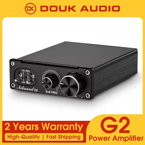 Douk Audio Hi-Fi G2 Subwoofer / Full-Frequency Mono Channel Mini Bass Audio Amp Digital Power Amplif