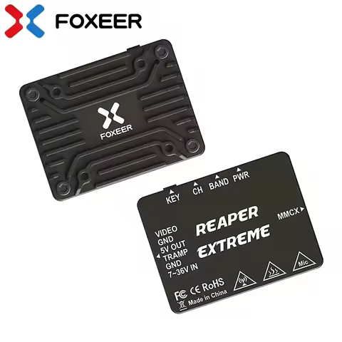 FOXEER 4.9G-6G Reaper Extreme V2 2.5W 80CH VTX 25mW/200mW/500mW / 1.5W/2.5W Adjustable 2-8S 20X20mm 