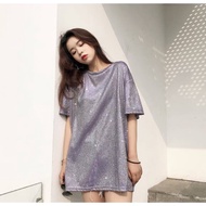 Iridescent glitter skirt T-shirt