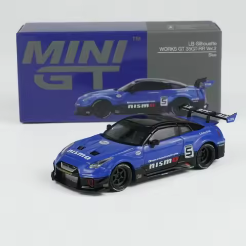 MINIGT 1:64 35GT-RR Ver.2 LBWK alloy car model #1124