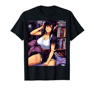 90s Retro Waifu Anime girl Chill Lofi Music T-Shirt