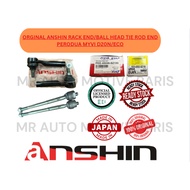 ORIGINAL ANSHIN RACK END/ BALL HEAD & TIE ROD END FOR PERODUA MYVI D20N/ECO 2018~