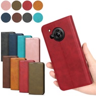 For Sharp Aquos R8 Pro R7 R6 AQUOS sense 6 Filp Phone Case Card Holder Stand Leather Case Cover