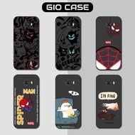 Samsung A9, A9 Pro, C9, C9 Pro case printed with Gengar, cartoon spiderman
