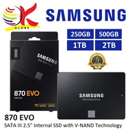 SAMSUNG 870 EVO 2.5" SATA III INTERNAL SSD WITH V-NAND 3BIT MLC SOLID STATE DRIVE - 4TB
