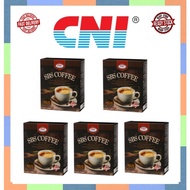 [ Stock Ready ] 5 Box CNI SBS Coffee Premix Beverage With Tongkat Ali &amp; Ginseng Extract Powder 20 Sticks x 15g