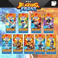 Boboiboy Monsta Galaxy Card Set Pack Blazing Frost (Without AR & SR)