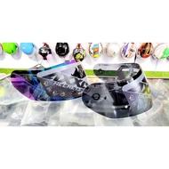 AXXIS HELMET VISOR FOR MODULAR GECKO FLIP UP HELMET ( RAINBOW / SMOKE)