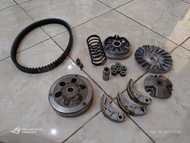 CVT set bekas copotan ori motor yamaha aerox new 2024 pemakaian 850km