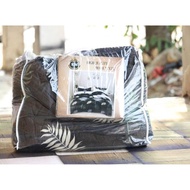 SET CADAR BERCORAK COMFORTER ( 7 IN 1 ) Size QUEEN