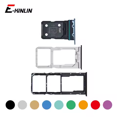 Sim Card Tray Socket Slot Reader Adapter For OPPO A75 A76 A77 2022 5G 4G Micro SD Card Holder Connec