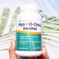 Myo + D-Chiro Inositol 120 แคปซูล (Fairhaven Health®) อาหารเสริมผู้หญิง รองรับภาวะเจริญพันธุ์และสมดุ
