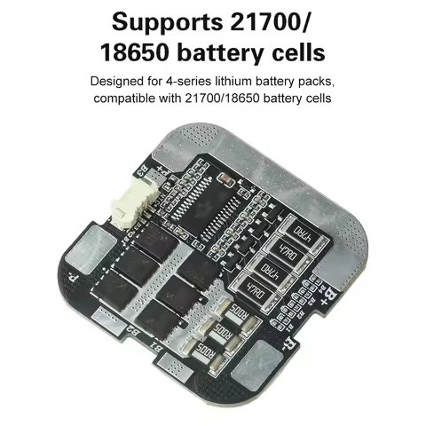 4S 60A/100A 21700 Lithium Battery Protection Board, 3.7V Series 18650 Balancing Protection Board