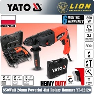 YATO 850Watt 26mm 4in1 Powerful Rotary Hammer YT-82120 - Brand POLAND - 6 Months Local Warranty -