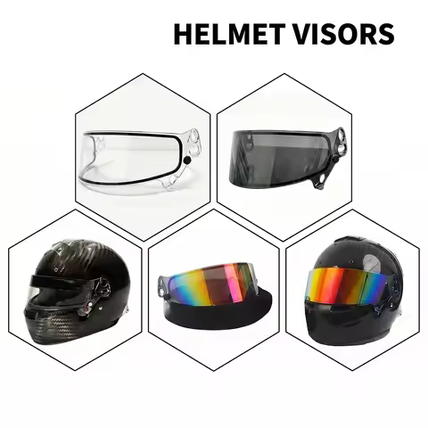 Visor For BELL SE07 HP7 RS7-K RS7 Pro Carbon Helmet Replacement Anti-UV Lens