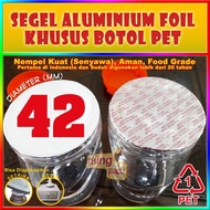 SEAL SEGEL ALUMINIUM FOIL PET 42 mm (100 PCS - SETRIKA)