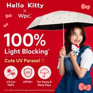 【Direct from Japan】Cute Hello Kitty Folding UV Umbrella | Wpc. × Sanrio Compact Parasol with Matchin