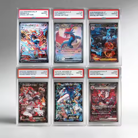 Anime PTCG Rating Card Self Made Game Card JPN CHARIZARD GROUDON KYOGRE 10Points Rating Card Collect