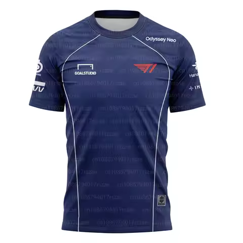 MSI 2024 LOL Season Korea T1 Esports Jersey Men Fashion SKT1 FAKER Team Men's Gaming Uniform Short S