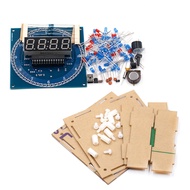 1SET Rotating LED electronic clock Kit with light control temperature DS1302C8051 single-chip microc