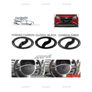 CarRefit perodua myvi ezi 2005-2010 car steering logo emblem pnp accessories
