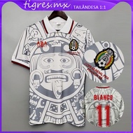 1998 Retro Jersey Mexico Away Jersey Football Shirt Jersey Customization