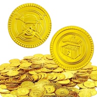 [Direct from Japan]DFsucces Toy Gold Coins 100-Piece Set Pirate Coins Casino Treasure Chest Gold Mon