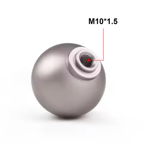 Aluminum 5/6 Speed JDM Ball Shape Shift Gear Knob M10*1.5 For Honda Fit Civic City FD2 FN2 EP3 TYPE 