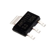 Ready stock* 5PCS AMS1117-3.3 AMS1117 LM1117 1117 3.3V 1A Voltage Regulator SOT-223