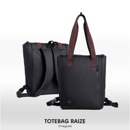 NEVEREND - Tas Tote Bag Multifungsi Ransel Raize Cowok Cewek Tote Jinjing Selempang Premium Pria Wan