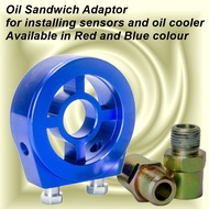 Oil Filter adaptor, Sandwich adapter, Oil Temperature,Pressure Sensor, +Oil Cooler Adapter