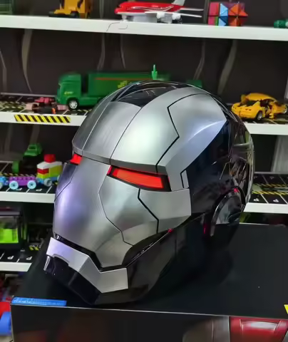 Newly Upgraded Iron Man Helmet Mk5 Mk50 Mk17 Wearable Voice Controlled Opening And Closing Classic C