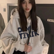 Taiwan Shipping Girls Clothes Hat T Hooded Sweatshirt American University Boys Same Style Korean Ver