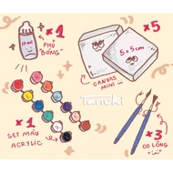 Mini canvas Combo (mini drawing canvas) 5x5cm