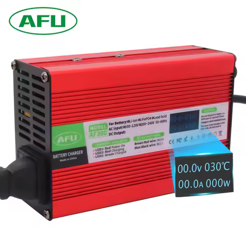 84V 3A Lithium Battery Charger Usd for 20S 72V 74V Battery Charger With OLED Display Fast Charger