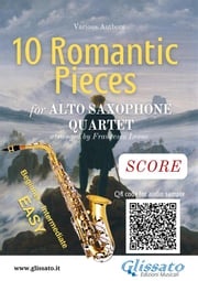 Alto Saxophone Quartet "10 Romantic Pieces" - score Ludwig van Beethoven