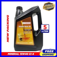 (100% Original) Toyota 15W40 CI4 Diesel Engine Oil (5L) 15W-40