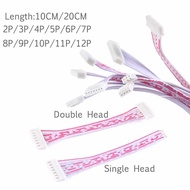 10Pcs 2P/3/4/5/6/7/8/9/10/11/12 Pin JST XH2.54 2.54mm Pitch Female To Female Plug Wire Cable Connect