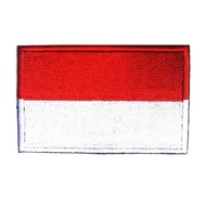 MERAH Red and White Embroidered Bed Bet 3x5 cm Wholesale Grain School Bet/