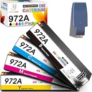 972A Ink Cartridges (Upgrade Device Include) Miss Deer Compatible Replacement for HP 972 A 972X 972 