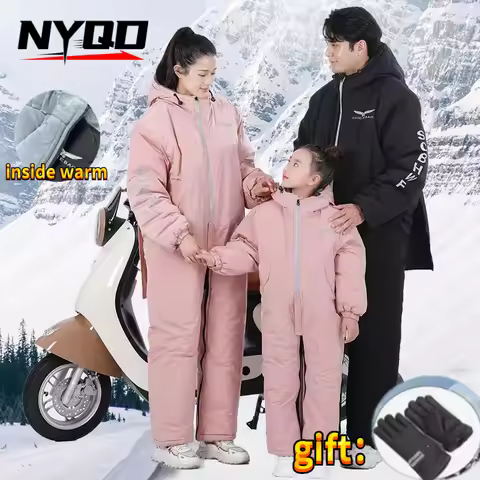 Motorcycle Winter Riding Clothes ColdProof Windproof Suit Motorcycle Cross-country Equipment Men's a