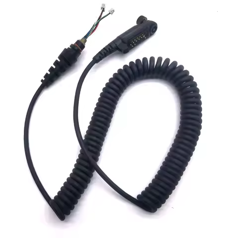 HYT SM26N1 SM26N2 Replacement Microphone PTT Speaker Cable For Hytera PD600 PD602 PD660 PD662 PD680 