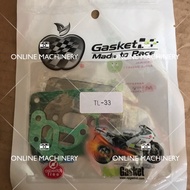 Mesin rumput overhaul gasket set TB33 TL33 TU33 BG330 ogawa Mitsubishi