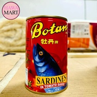 TIN IKAN SARDIN (425g) DENGAN SOS TOMATO CAP BOTAN HALAL SARDINES